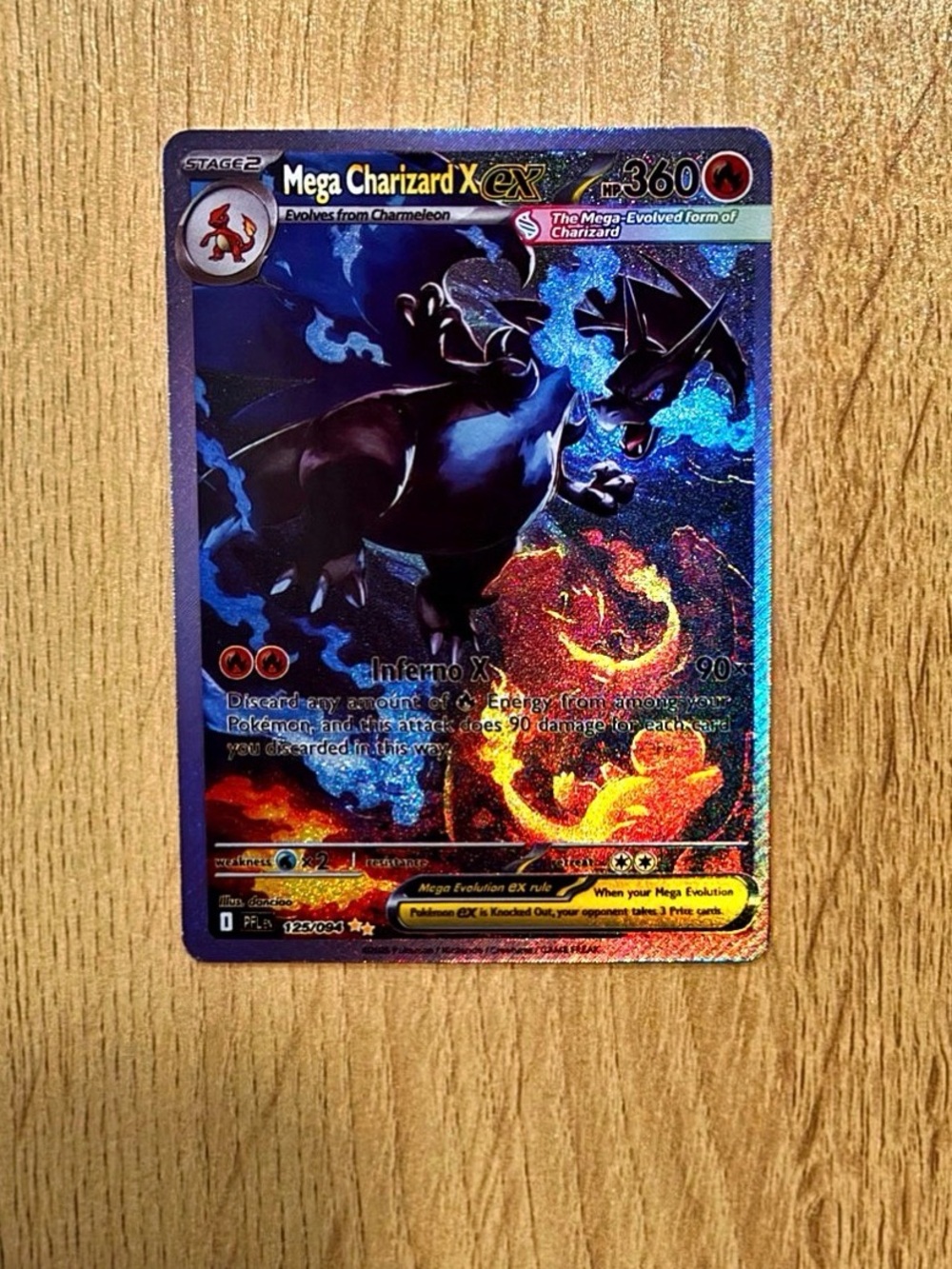 Mega Charizard X EX phantasmal flames customized - Picture 2 of 4
